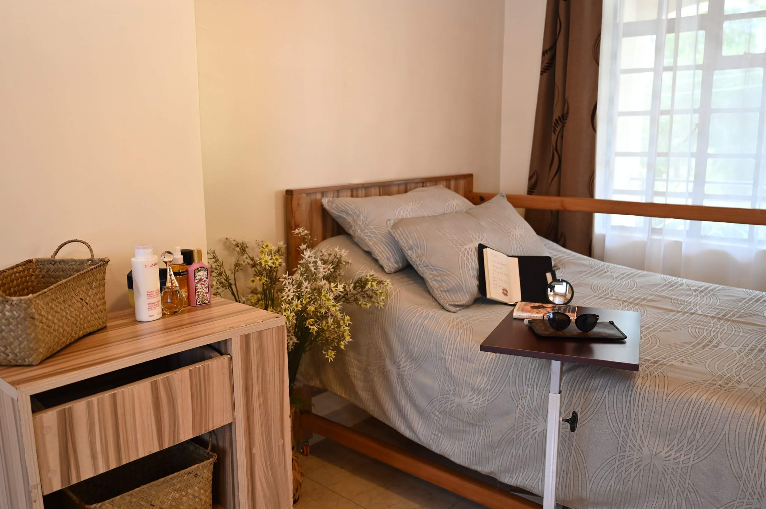 Private and shared rooms